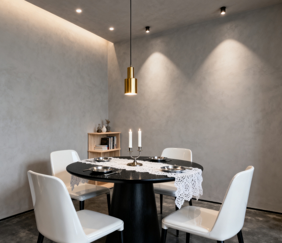 现代餐厅照明设计